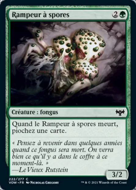 Rampeur à spores, carte Magic VOW 222 — extension Innistrad : noce écarlate