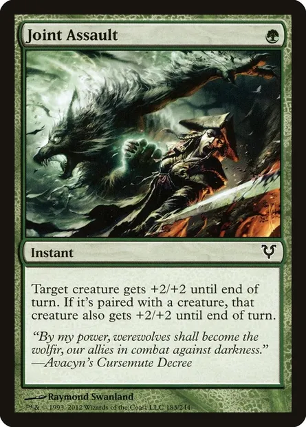 Joint Assault, Magic card AVR 183 — Avacyn Restored set