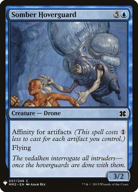 Somber Hoverguard, Magic card PLST MM2-57 — The List set