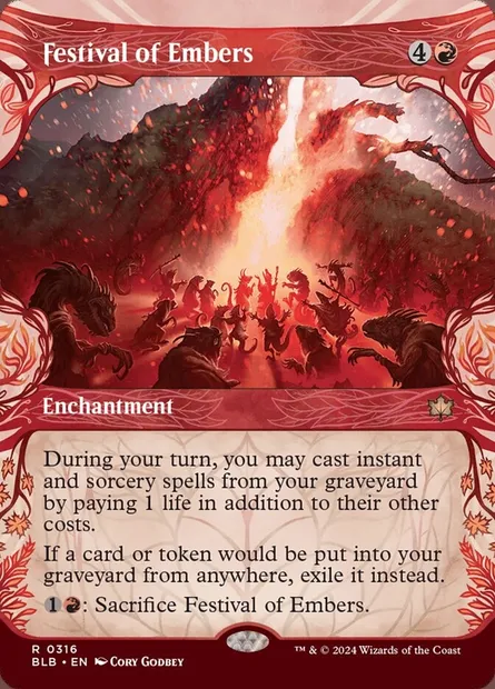 Festival of Embers, Magic card BLB 316 — Bloomburrow set