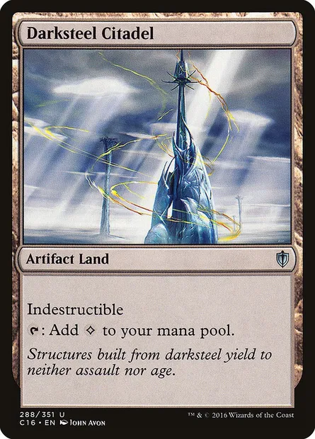 Darksteel Citadel, Magic card C16 288 — Commander 2016 set