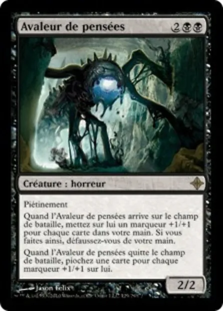 Avaleur de pensées, carte Magic ROE 129 — extension L'ascension des Eldrazi