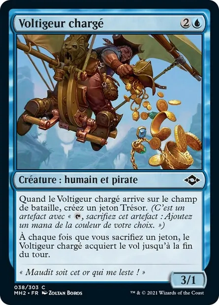 Voltigeur chargé, carte Magic MH2 38 — extension Horizons du Modern 2