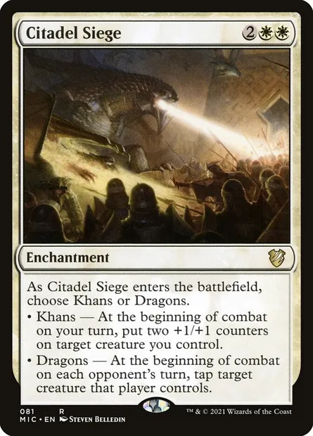Citadel Siege, Magic card MIC 81 — Midnight Hunt Commander set