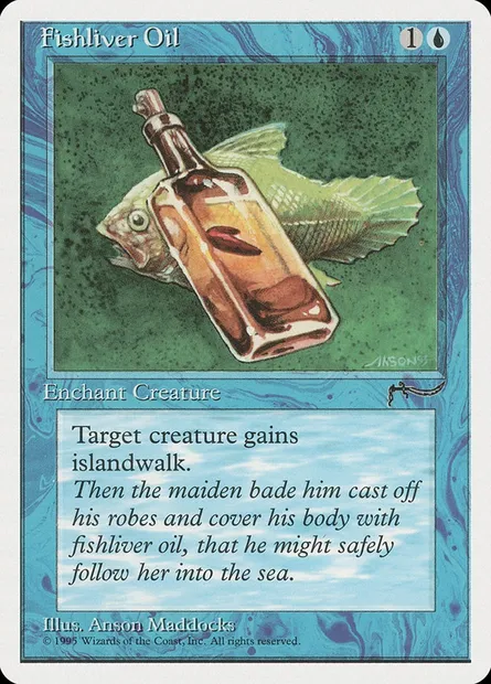 Fishliver Oil, Magic card CHR 20 — Chronicles set