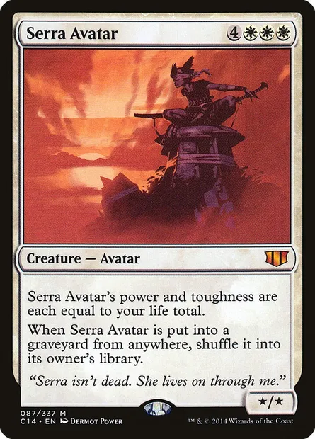 Serra Avatar, Magic card C14 87 — Commander 2014 set