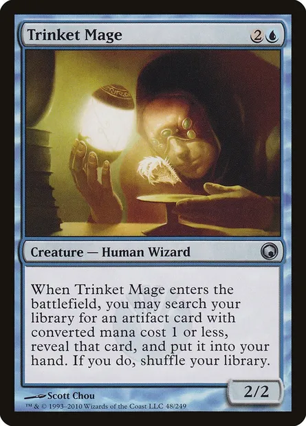Trinket Mage, Magic card SOM 48 — Scars of Mirrodin set