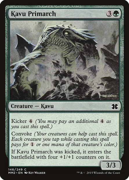Kavu Primarch, Magic card MM2 146 — Modern Masters 2015 set