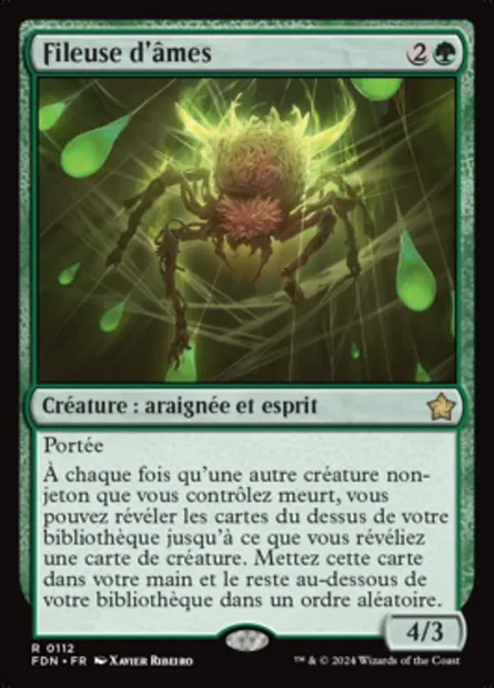 Fileuse d'âmes, carte Magic FDN 112 — extension Foundations
