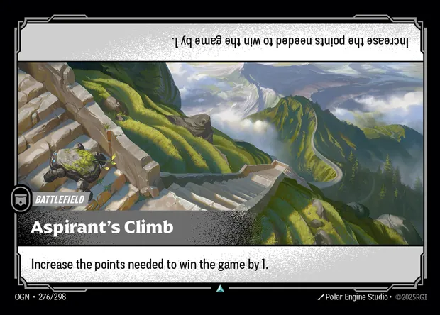 Aspirant's Climb, carte Riftbound OGN 276 — extension Origins