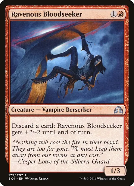 Ravenous Bloodseeker, Magic card SOI 175 — Shadows over Innistrad set