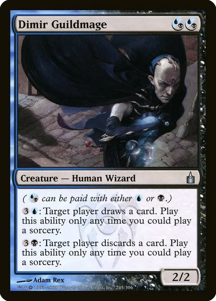 Ghildmage de Dimir, carte Magic RAV 245 — extension Ravnica: La Cité des Guildes