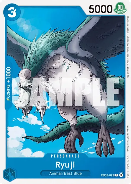 Ryuji, carte One Piece EB02-029 — extension Anime 25th Collection