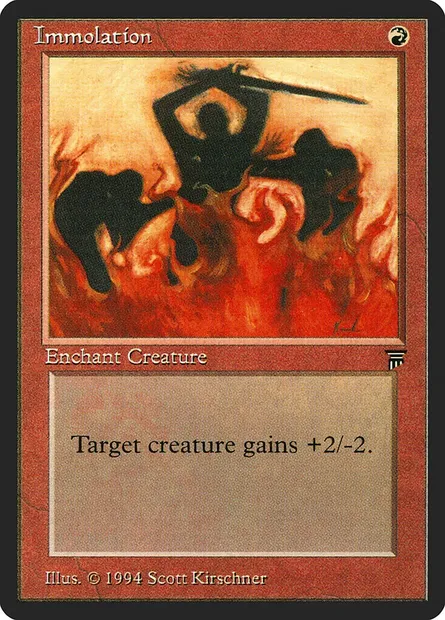 Immolation, Magic card LEG 153 — Legends set