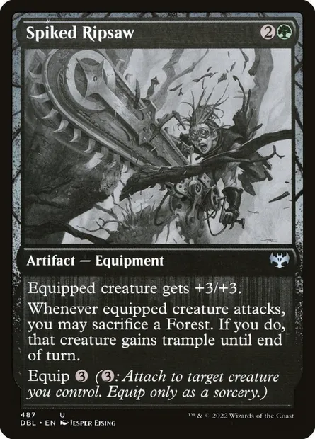 Spiked Ripsaw, Magic card DBL 487 — Innistrad: Double Feature set