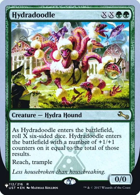 Hydradoodle, Magic card ULST 36 — The List (Unfinity Foil Edition) set