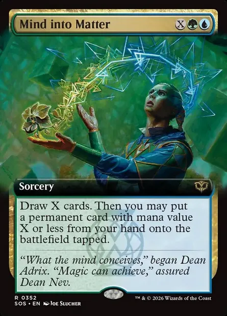 Mind into Matter, Magic card SOS 352 — Secrets of Strixhaven set