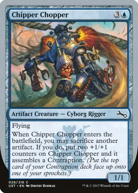 Chipper Chopper, carte Magic UST 28 — extension Unstable
