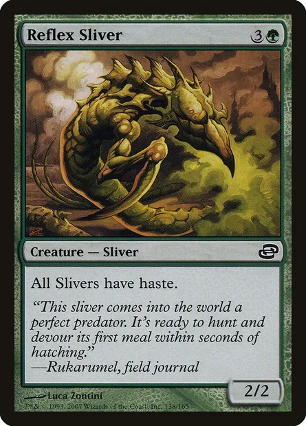 Reflex Sliver, Magic card PLC 138 — Planar Chaos set
