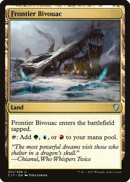 Frontier Bivouac, Magic card C17 251 — Commander 2017 set