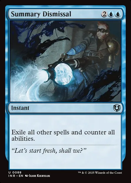 Summary Dismissal, Magic card INR 88 — Innistrad Remastered set