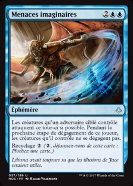 Menaces imaginaires, carte Magic HOU 37 — extension L’âge de la destruction