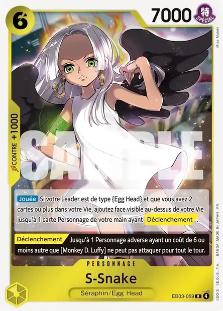 S-Snake, carte One Piece EB03-059 — extension ONE PIECE HEROINES EDITION