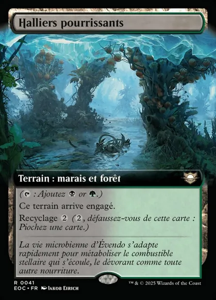 Halliers pourrissants, carte Magic EOC 41 — extension Edge of Eternities Commander