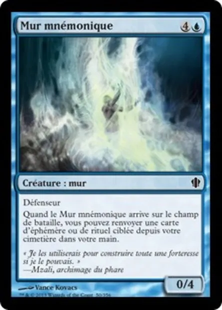 Mur mnémonique, carte Magic C13 50 — extension Commander 2013