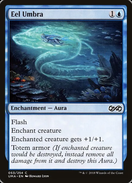 Ombre d'anguille, carte Magic UMA 53 — extension Ultimate Masters