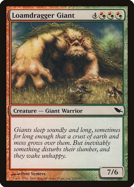 Loamdragger Giant, Magic card SHM 210 — Shadowmoor set