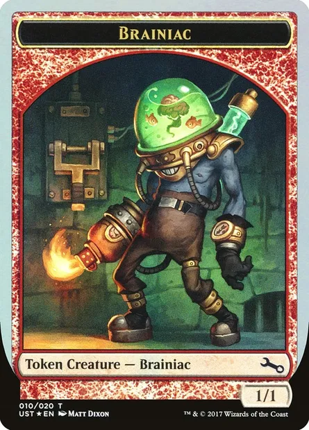 Brainiac, carte Magic TUST 10 — extension Unstable Tokens