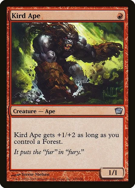 Gorille beringeï, carte Magic 9ED 199★ — extension Neuvième Edition
