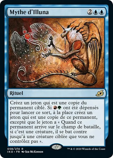 Mythe d'Illuna, carte Magic IKO 58 — extension Ikoria: Lair of Behemoths