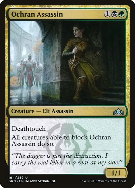 Ochran Assassin, Magic card GRN 194 — Guilds of Ravnica set