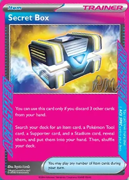Boîte à Secrets, carte Pokémon WCD25 ct385575 — extension World Championship Decks 2025