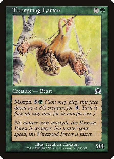 Treespring Lorian, Magic card ONS 293 — Onslaught set