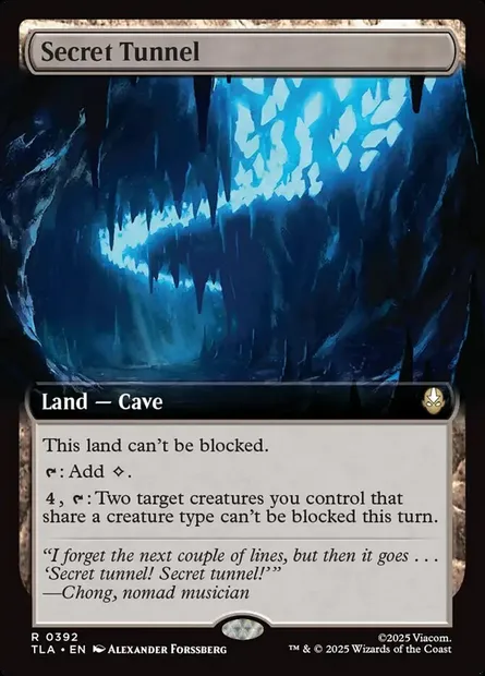 Secret Tunnel, Magic card TLA 392 — Avatar: The Last Airbender set