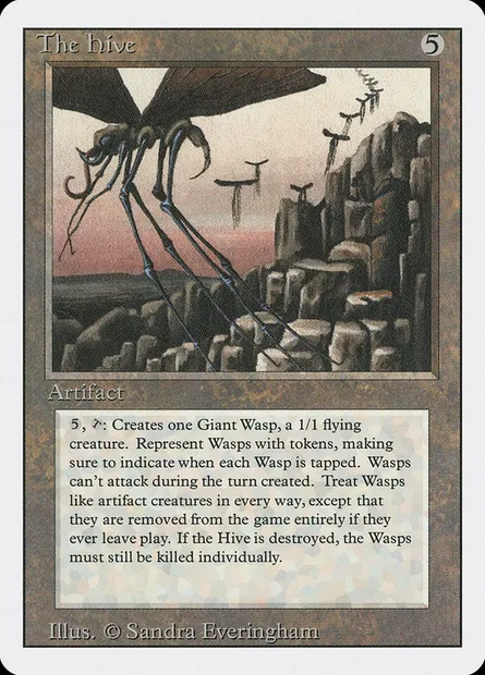 The Hive, Magic card 3ED 277 — Revised Edition set