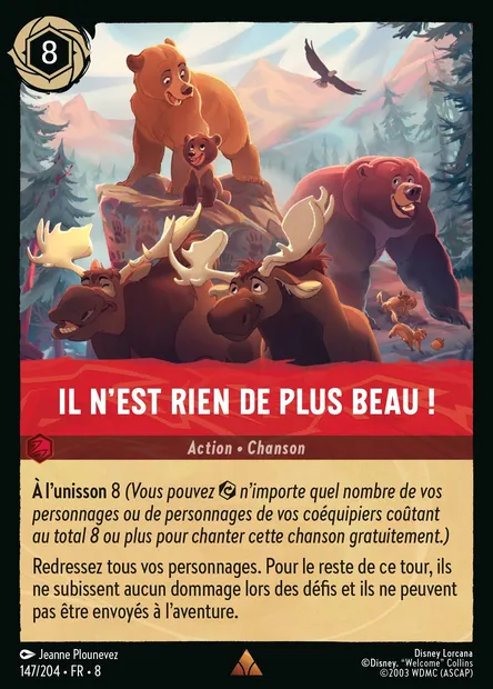 Il n'est rien de plus beau !, carte Disney Lorcana CH8-147 — extension Le Règne de Jafar