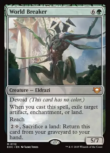 World Breaker, Magic card EOC 112 — Edge of Eternities Commander set
