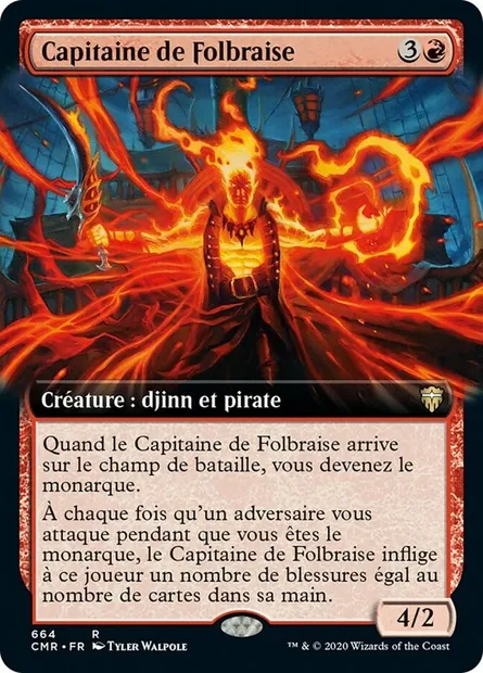 Capitaine de Folbraise, carte Magic CMR 664 — extension Commander Legends