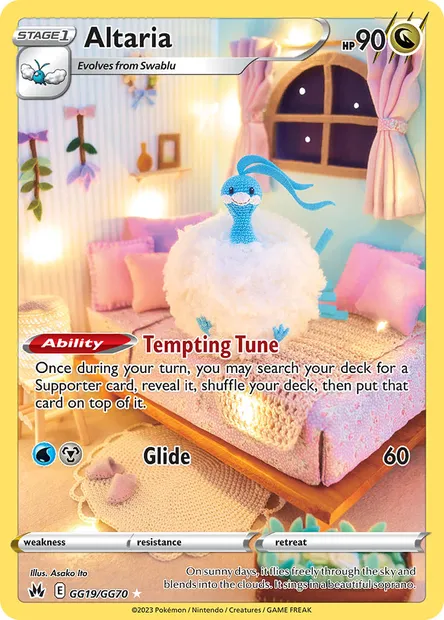 Altaria, Pokémon card CRZ GG19 — Crown Zenith set