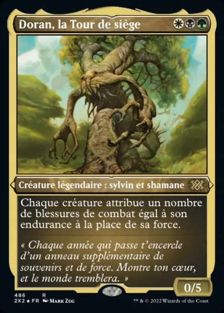 Doran, la Tour de siège, carte Magic 2X2 486 — extension Double Masters 2022