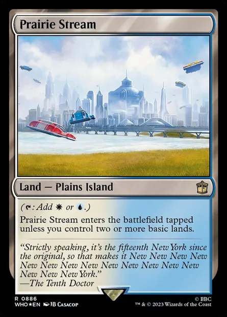 Prairie Stream, Magic card WHO 886 — Doctor Who set