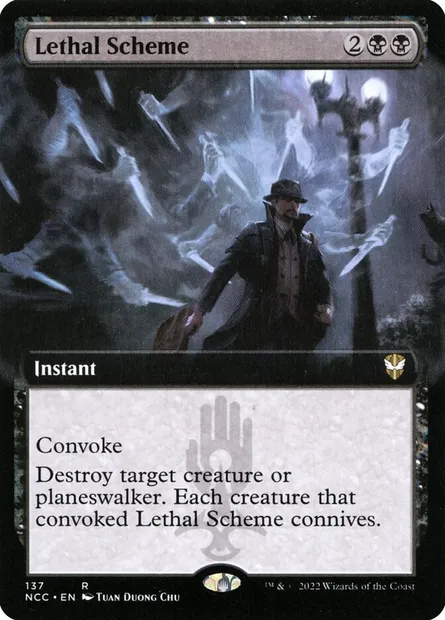 Lethal Scheme, Magic card NCC 137 — New Capenna Commander set