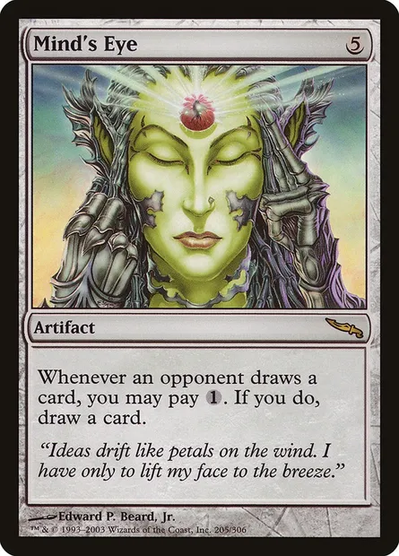 Mind's Eye, Magic card MRD 205 — Mirrodin set