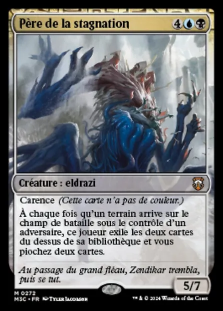 Père de la stagnation, carte Magic M3C 272 — extension Modern Horizons 3 Commander