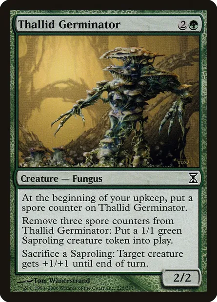 Thallidé germinateur, carte Magic TSP 225 — extension Spirale Temporelle