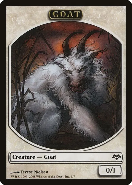 Goat, Magic card TEVE 1 — Eventide Tokens set